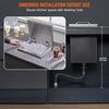 image:imageVEVOR Drop in Ice Chest 24 L x 20 W x 15 H Stainless Steel Ice Cooler Commercial Ice Bin with Hinged Cover 40 qt Outdoor Kitchen Ice Bar DrainPipe and Drain Plug Included for Cold Wine BeerSilver