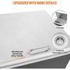 image:imageVEVOR Drop in Ice Chest 24 L x 20 W x 15 H Stainless Steel Ice Cooler Commercial Ice Bin with Hinged Cover 40 qt Outdoor Kitchen Ice Bar DrainPipe and Drain Plug Included for Cold Wine BeerSilverblack