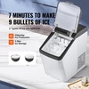 image:imageVEVOR Drop in Ice Chest 24 L x 20 W x 15 H Stainless Steel Ice Cooler Commercial Ice Bin with Hinged Cover 40 qt Outdoor Kitchen Ice Bar DrainPipe and Drain Plug Included for Cold Wine BeerSilver