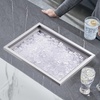 image:imageVEVOR Drop in Ice Chest 24 L x 20 W x 15 H Stainless Steel Ice Cooler Commercial Ice Bin with Hinged Cover 40 qt Outdoor Kitchen Ice Bar DrainPipe and Drain Plug Included for Cold Wine BeerSilver