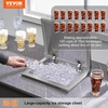 image:imageVEVOR Drop in Ice Chest 24 L x 20 W x 15 H Stainless Steel Ice Cooler Commercial Ice Bin with Hinged Cover 40 qt Outdoor Kitchen Ice Bar DrainPipe and Drain Plug Included for Cold Wine BeerSilver