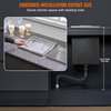 image:imageVEVOR Drop in Ice Chest 24 L x 20 W x 15 H Stainless Steel Ice Cooler Commercial Ice Bin with Hinged Cover 40 qt Outdoor Kitchen Ice Bar DrainPipe and Drain Plug Included for Cold Wine BeerSilver