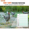 image:imageVEVOR Electric Fence Netting 42H x 164L PE Net Fencing with Posts and DoubleSpiked Stakes Utility Portable Mesh for Goats Sheep Lambs Deer Hogs Dogs for Farms Backyards and Ranches48in168ft