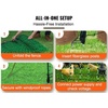 image:imageVEVOR Electric Fence Netting 42H x 164L PE Net Fencing with Posts and DoubleSpiked Stakes Utility Portable Mesh for Goats Sheep Lambs Deer Hogs Dogs for Farms Backyards and Ranches48in168ft