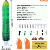 image:imageVEVOR Electric Fence Netting 42H x 164L PE Net Fencing with Posts and DoubleSpiked Stakes Utility Portable Mesh for Goats Sheep Lambs Deer Hogs Dogs for Farms Backyards and Ranches48in168ft