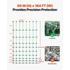 image:imageVEVOR Electric Fence Netting 42H x 164L PE Net Fencing with Posts and DoubleSpiked Stakes Utility Portable Mesh for Goats Sheep Lambs Deer Hogs Dogs for Farms Backyards and Ranches50in x 164ft