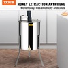 image:imageVEVOR Electric Honey Extractor 48 Frame Stainless Steel Beekeeping Extraction Honeycomb Drum Spinner with Transparent Lid Apiary Centrifuge Equipment with Height Adjustable Stand8 Frame Rack4 Deep Frames