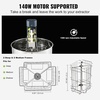 image:imageVEVOR Electric Honey Extractor 48 Frame Stainless Steel Beekeeping Extraction Honeycomb Drum Spinner with Transparent Lid Apiary Centrifuge Equipment with Height Adjustable Stand4 Frame Rack2 Deep Frames