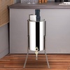 image:imageVEVOR Electric Honey Extractor 48 Frame Stainless Steel Beekeeping Extraction Honeycomb Drum Spinner with Transparent Lid Apiary Centrifuge Equipment with Height Adjustable Stand4 Frame Rack2 Deep Frames