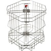 image:imageVEVOR Electric Honey Extractor 48 Frame Stainless Steel Beekeeping Extraction Honeycomb Drum Spinner with Transparent Lid Apiary Centrifuge Equipment with Height Adjustable Stand8 Frame Rack4 Deep Frames