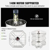 image:imageVEVOR Electric Honey Extractor 48 Frame Stainless Steel Beekeeping Extraction Honeycomb Drum Spinner with Transparent Lid Apiary Centrifuge Equipment with Height Adjustable Stand8 Frame Rack4 Deep Frames