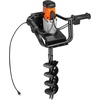 image:imageVEVOR Electric Post Hole Digger 571 in Auger Bit with 1500W Powerful Motor 140 RPM Alloy Steel Earth Auger Drill Bit with 1024 in Extension Rod for Post Hole Digging Drilling amp Tree Planting