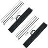 image:imageVEVOR Feather Flag Pole Kit 2 Packs Swooper Flag Pole 127 ft Sign Flag Poles for Business Advertising Feather Flags Banner Outdoor with Ground Stakes and A Carrying Bag Flag Not Included163 ft