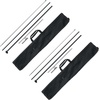 image:imageVEVOR Feather Flag Pole Kit 2 Packs Swooper Flag Pole 127 ft Sign Flag Poles for Business Advertising Feather Flags Banner Outdoor with Ground Stakes and A Carrying Bag Flag Not Included127 ft