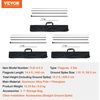 image:imageVEVOR Feather Flag Pole Kit 2 Packs Swooper Flag Pole 127 ft Sign Flag Poles for Business Advertising Feather Flags Banner Outdoor with Ground Stakes and A Carrying Bag Flag Not Included163 ft