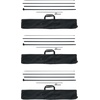 image:imageVEVOR Feather Flag Pole Kit 2 Packs Swooper Flag Pole 127 ft Sign Flag Poles for Business Advertising Feather Flags Banner Outdoor with Ground Stakes and A Carrying Bag Flag Not Included163 ft