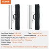 image:imageVEVOR Feather Flag Pole Kit 2 Packs Swooper Flag Pole 127 ft Sign Flag Poles for Business Advertising Feather Flags Banner Outdoor with Ground Stakes and A Carrying Bag Flag Not Included127 ft