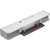image:imageVEVOR Floating TV Stand 47 Wall Mounted TV Console Modern Floating Entertainment Center Under TV Shelf with Storage Cabinet for Bedroom amp Living Room WhiteWhite