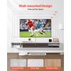 image:imageVEVOR Floating TV Stand 47 Wall Mounted TV Console Modern Floating Entertainment Center Under TV Shelf with Storage Cabinet for Bedroom amp Living Room WhiteWhite