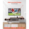 image:imageVEVOR Floating TV Stand 47 Wall Mounted TV Console Modern Floating Entertainment Center Under TV Shelf with Storage Cabinet for Bedroom amp Living Room WhiteRustic Brown