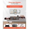 image:imageVEVOR Floating TV Stand 47 Wall Mounted TV Console Modern Floating Entertainment Center Under TV Shelf with Storage Cabinet for Bedroom amp Living Room WhiteRustic Brown