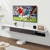 image:imageVEVOR Floating TV Stand 47 Wall Mounted TV Console Modern Floating Entertainment Center Under TV Shelf with Storage Cabinet for Bedroom amp Living Room WhiteWhite