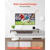 image:imageVEVOR Floating TV Stand 47 Wall Mounted TV Console Modern Floating Entertainment Center Under TV Shelf with Storage Cabinet for Bedroom amp Living Room WhiteWhite
