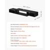 image:imageVEVOR Floating TV Stand 47 Wall Mounted TV Console Modern Floating Entertainment Center Under TV Shelf with Storage Cabinet for Bedroom amp Living Room WhiteBlack