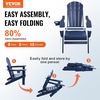 image:imageVEVOR Folding Adirondack Chairs Set of 2 with Cup Holder AllWeather Portable Plastic Fire Pit Chair Outdoor Adirondack Patio Chair with Relaxing Arm Rest Ergonomic for Garden Backyard WhiteNavy Blue Plastic Adirondack Chairs Set of 2 With Cup Holder