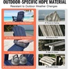 image:imageVEVOR Folding Adirondack Chairs Set of 2 with Cup Holder AllWeather Portable Plastic Fire Pit Chair Outdoor Adirondack Patio Chair with Relaxing Arm Rest Ergonomic for Garden Backyard WhiteNavy Blue Plastic Adirondack Chairs Set of 2 With Cup Holder
