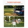 image:imageVEVOR Folding Table Heavy Duty Portable FoldinHalf Utility Table Indoor Outdoor Plastic Rectangle Table with Built in Handle for Party Dining Wedding Events Picnic Camping 8 ft White4 ft
