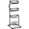 image:imageVEVOR Freestanding Saddle Stand 30 x 30 x 685 in 3 Tiers Saddle Rack Heavy Duty Saddle Blanket Holder with Removable amp Rotating Tiers English amp Western Saddle Rack for Tack Room OrganizationXL Large 3 Tiers1 Pack