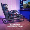 image:imageVEVOR Gaming Racing Wheel Stand Compatible with Logitech G923G920G29 amp Thrustmaster T248P HeavyDuty Adjustable Steering Wheel Stand Cockpit 330 lbs Capacity Compact for Sim RacingSmall Base without Wheels