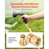 image:imageVEVOR Garden Hose Quick Connect 34 inch Male amp Female 200 PSI Heavy Duty Solid Brass Quick Connector 2 Sets Garden Hose Fitting No Leak Water Hoses Connectors with Gaskets
