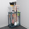 image:imageVEVOR Garden Tool Organizer 10 Slots Yard Tool Tower Rack for Garage Organization and Storage Hold LongHandled ToolRakeBroomShovel PP Garden Tool Stand Holder Organizer for Yard Shed Outdoor