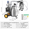 image:imageVEVOR Goat Milking Machine 12 L 304 Stainless Steel Bucket Electric Automatic Pulsation Vacuum Milker Portable Milker with FoodGrade Silicone Cups and Tubes Adjustable Suction for Cows and Sheep25 L