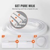 image:imageVEVOR Goat Milking Machine 12 L 304 Stainless Steel Bucket Electric Automatic Pulsation Vacuum Milker Portable Milker with FoodGrade Silicone Cups and Tubes Adjustable Suction for Cows and Sheep12 L