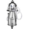 image:imageVEVOR Goat Milking Machine 12 L 304 Stainless Steel Bucket Electric Automatic Pulsation Vacuum Milker Portable Milker with FoodGrade Silicone Cups and Tubes Adjustable Suction for Cows and Sheep25 L