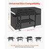 image:imageVEVOR Grill Cover 66 inch BBQ Covers for Outdoor Grills Waterproof Fade Resistant Weather Resistant Heavy Duty 600D Polyester Easy OnOff with Secure Buckles Black59inch