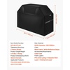 image:imageVEVOR Grill Cover 66 inch BBQ Covers for Outdoor Grills Waterproof Fade Resistant Weather Resistant Heavy Duty 600D Polyester Easy OnOff with Secure Buckles Black48inch