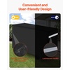 image:imageVEVOR Grill Cover 66 inch BBQ Covers for Outdoor Grills Waterproof Fade Resistant Weather Resistant Heavy Duty 600D Polyester Easy OnOff with Secure Buckles Black59inch
