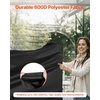 image:imageVEVOR Grill Cover 66 inch BBQ Covers for Outdoor Grills Waterproof Fade Resistant Weather Resistant Heavy Duty 600D Polyester Easy OnOff with Secure Buckles Black59inch