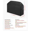 image:imageVEVOR Grill Cover 66 inch BBQ Covers for Outdoor Grills Waterproof Fade Resistant Weather Resistant Heavy Duty 600D Polyester Easy OnOff with Secure Buckles Black63inch