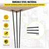 image:imageVEVOR Hairpin Table Legs 18 Black Set of 4 Desk Legs 880lbs Total Load Capacity Hairpin Desk Legs 3 Rods for Bench Desk Dining End Table Chairs Carbon Steel DIY Heavy Duty Furniture Legs24 Inch