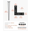image:imageVEVOR Hairpin Table Legs 18 Black Set of 4 Desk Legs 880lbs Total Load Capacity Hairpin Desk Legs 3 Rods for Bench Desk Dining End Table Chairs Carbon Steel DIY Heavy Duty Furniture Legs40 Inch