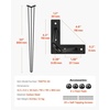 image:imageVEVOR Hairpin Table Legs 18 Black Set of 4 Desk Legs 880lbs Total Load Capacity Hairpin Desk Legs 3 Rods for Bench Desk Dining End Table Chairs Carbon Steel DIY Heavy Duty Furniture Legs34 Inch