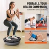 image:imageVEVOR Half Exercise Ball Trainer 2326 inch Balance Ball Trainer 1500lbs Capacity Stability Ball Yoga Ball with Resistance Bands amp Foot Pump Strength Fitness Ball for Home Gym Full Body Workout23 Ripple Gray