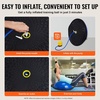 image:imageVEVOR Half Exercise Ball Trainer 2326 inch Balance Ball Trainer 1500lbs Capacity Stability Ball Yoga Ball with Resistance Bands amp Foot Pump Strength Fitness Ball for Home Gym Full Body Workout26 Ripple Blue