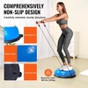 image:imageVEVOR Half Exercise Ball Trainer 2326 inch Balance Ball Trainer 1500lbs Capacity Stability Ball Yoga Ball with Resistance Bands amp Foot Pump Strength Fitness Ball for Home Gym Full Body Workout23 Ripple Blue