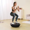 image:imageVEVOR Half Exercise Ball Trainer 2326 inch Balance Ball Trainer 1500lbs Capacity Stability Ball Yoga Ball with Resistance Bands amp Foot Pump Strength Fitness Ball for Home Gym Full Body Workout26 Waterflow Black